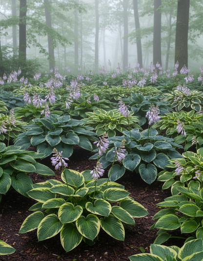Shade-Tolerant and Cold-Hardy Hosta Flowers
