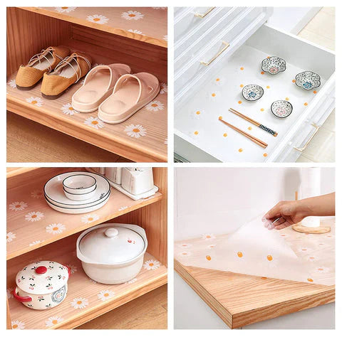 Water Proof Non-Slip Mat Roll for Kitchen, Fridge and draws (30*300 CM Roll)